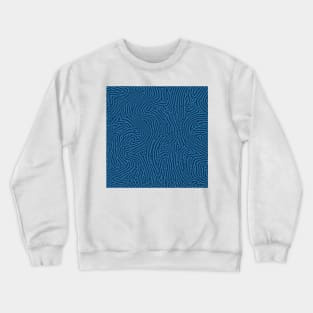 Liquid Turing Pattern (Blue) Crewneck Sweatshirt